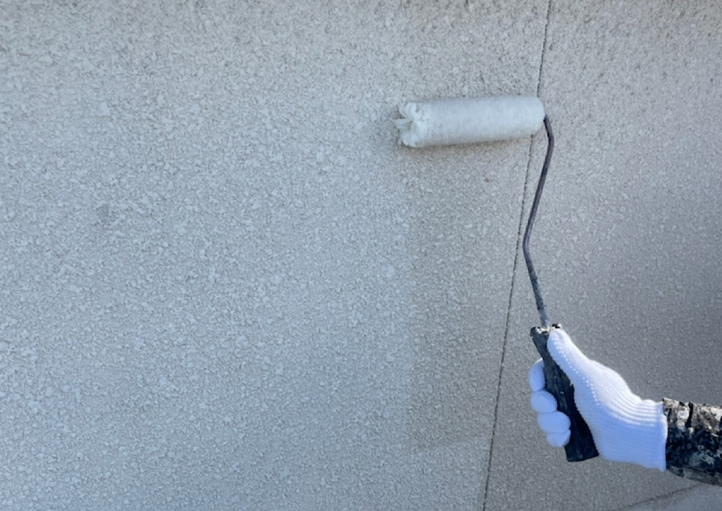 下塗りの様子です