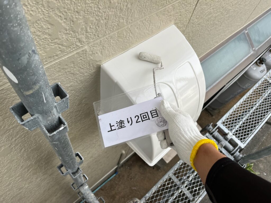 換気フード塗装