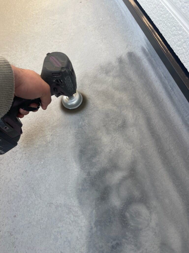 下地処理の様子です。