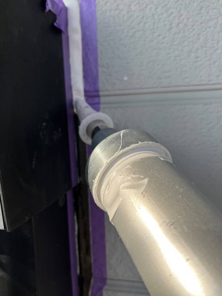 コーキング打ちの様子