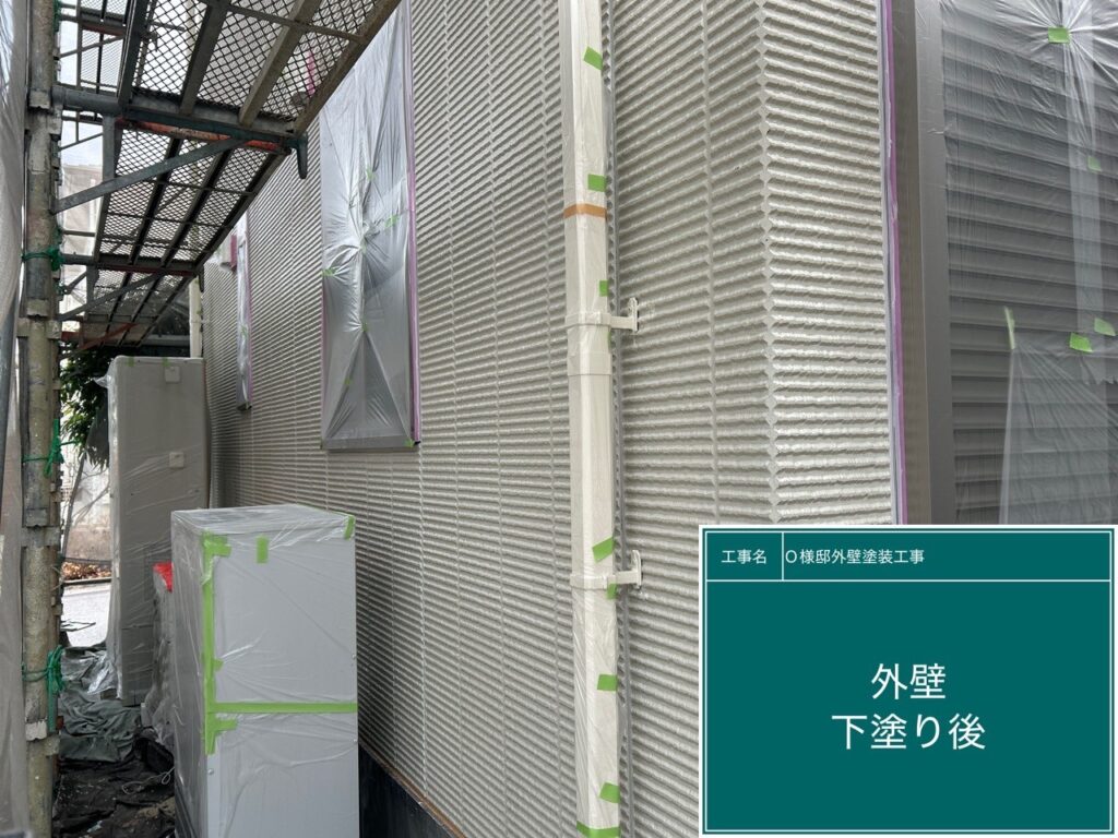 下塗り後です。