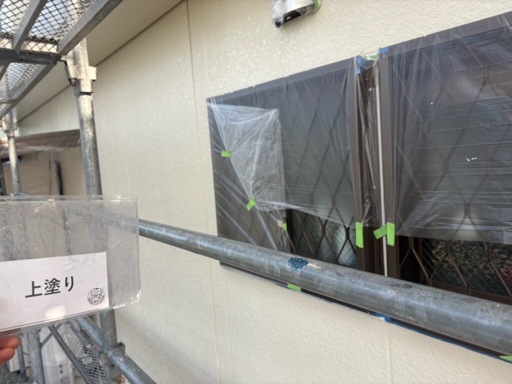 外壁上塗り完成