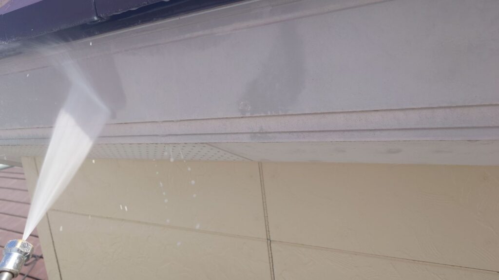 付帯　高圧洗浄状況