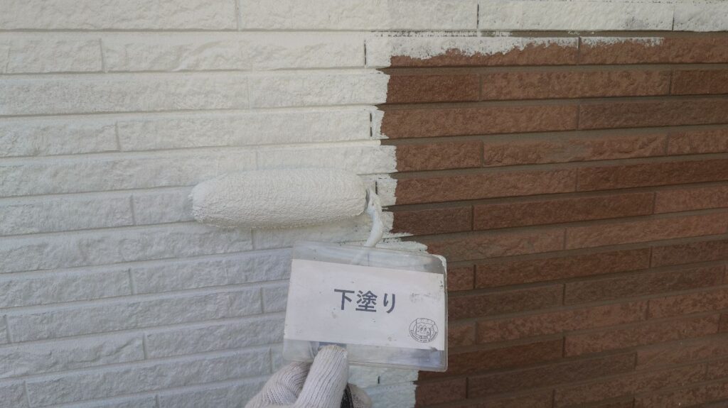 意匠性下塗り状況