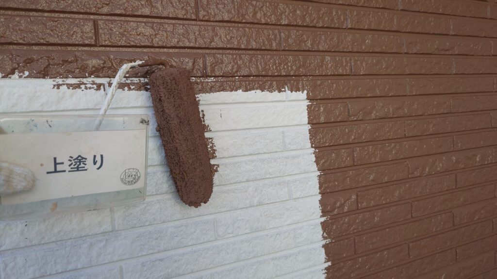 意匠性上塗り状況