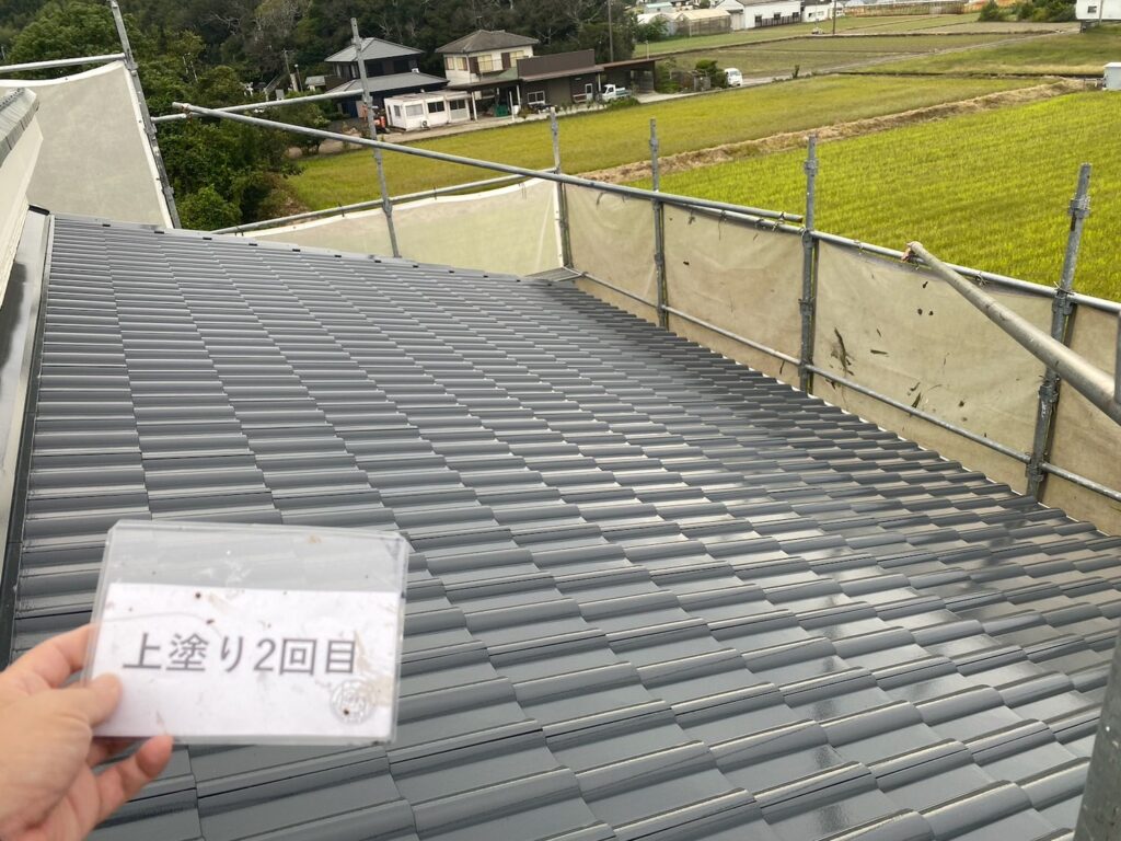 上塗り2回目完成