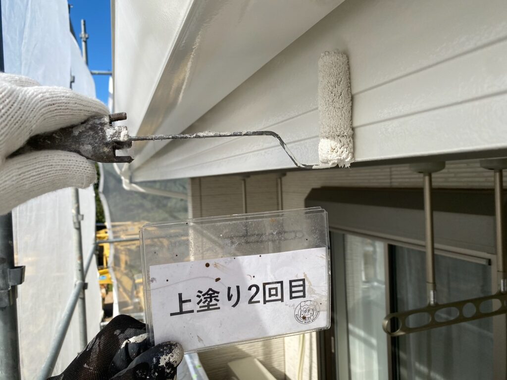 上塗り2回目状況