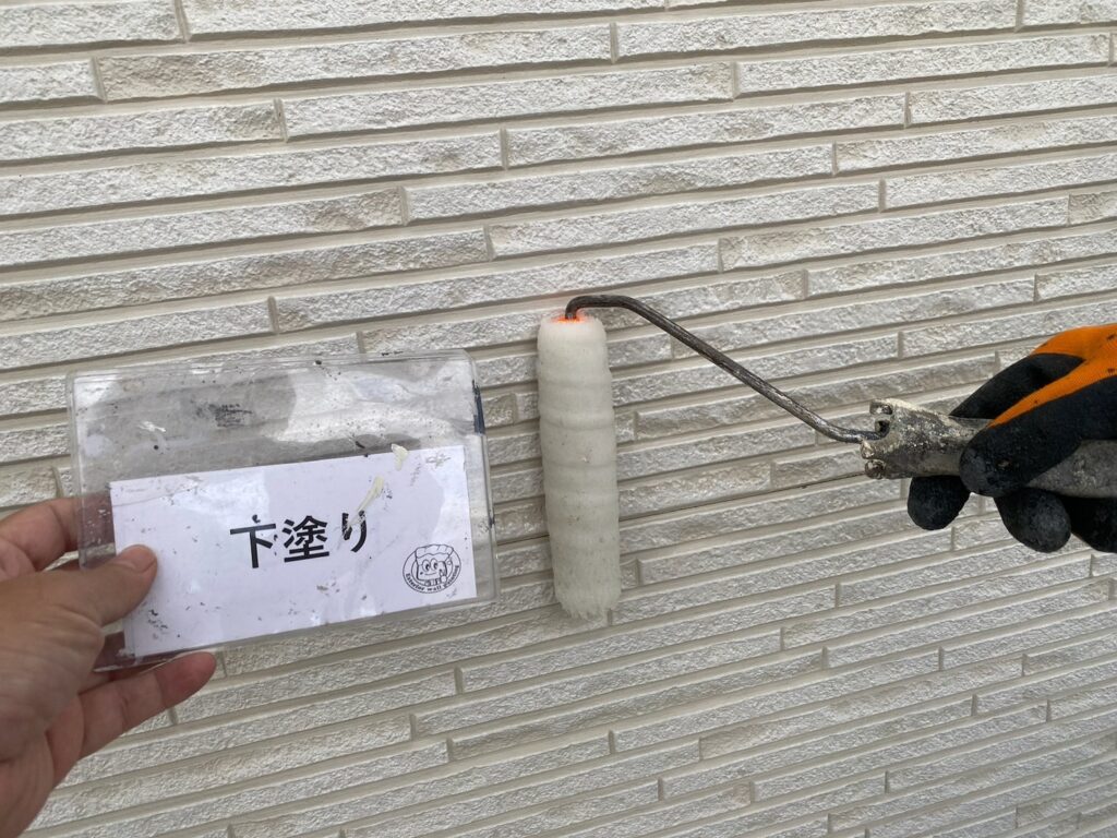 バインダー下塗り状況