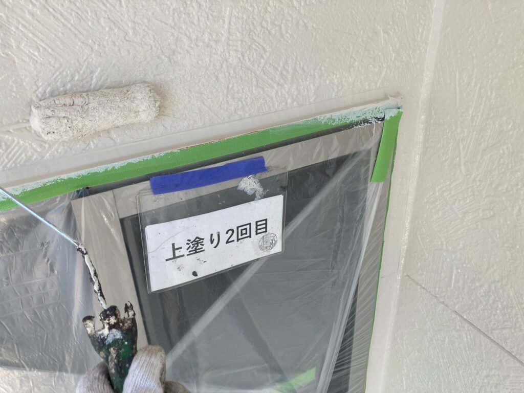 上塗り2回目状況