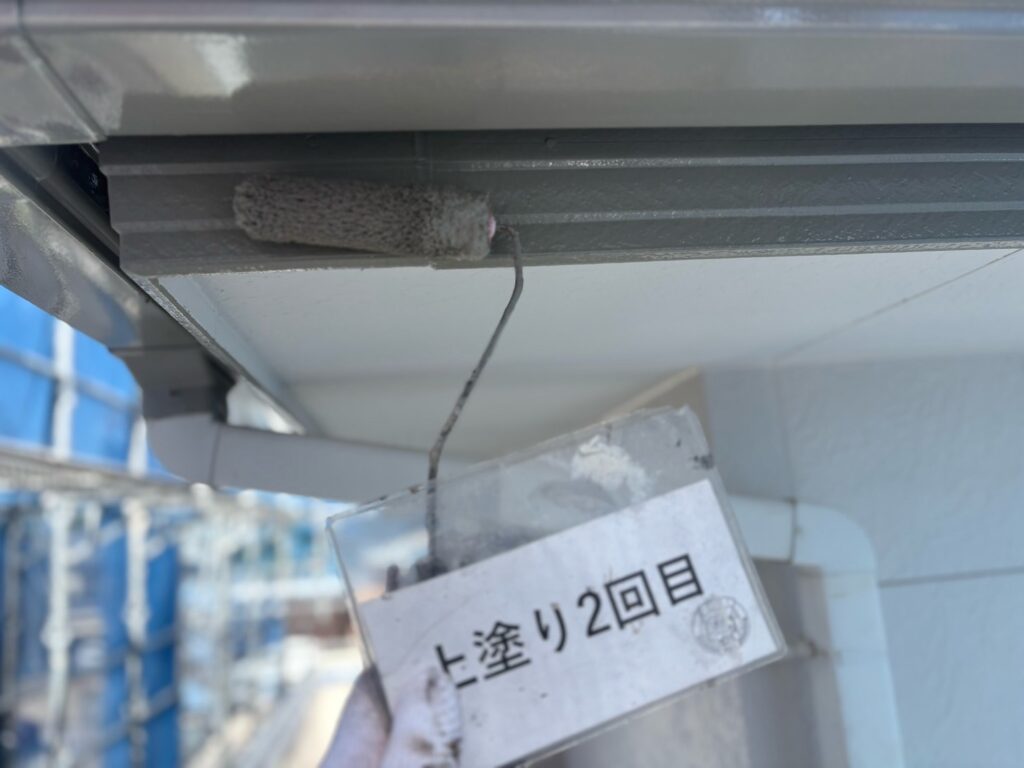 上塗り2回目状況