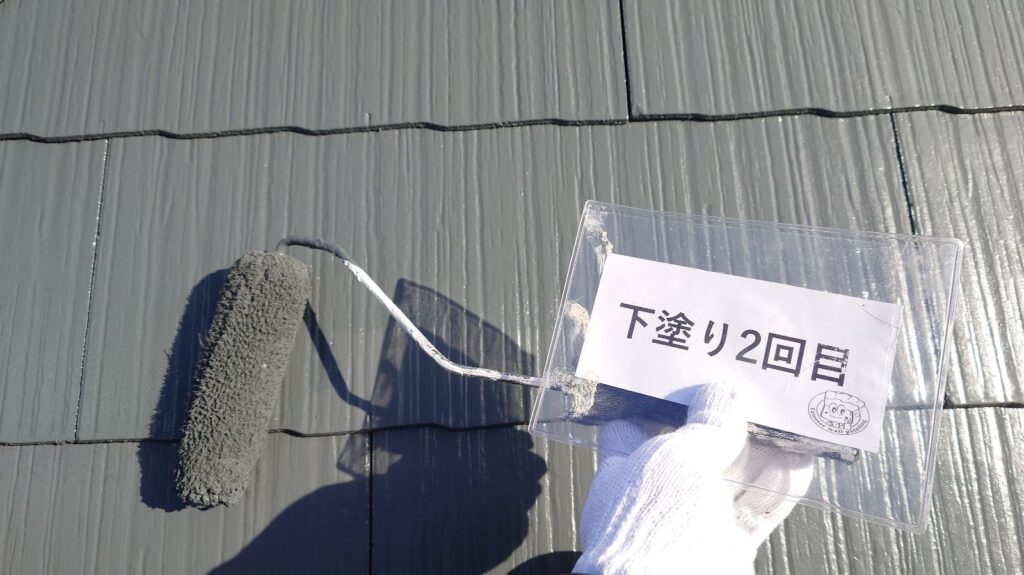 下塗り2回目状況
