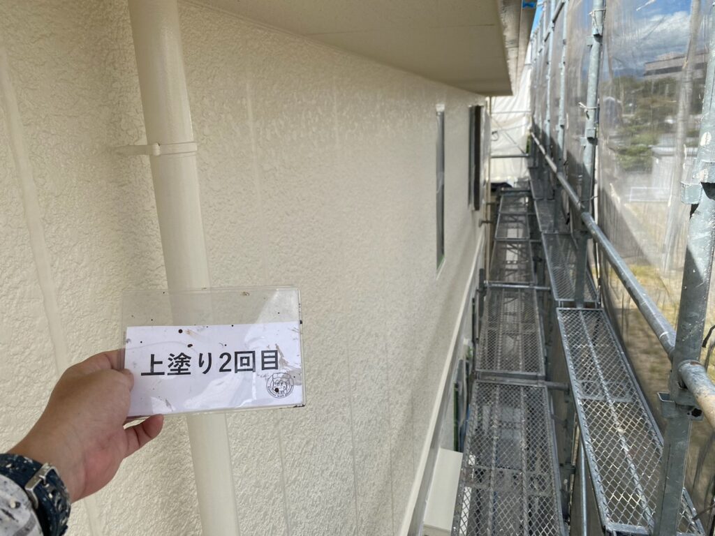 上塗り2回目完成