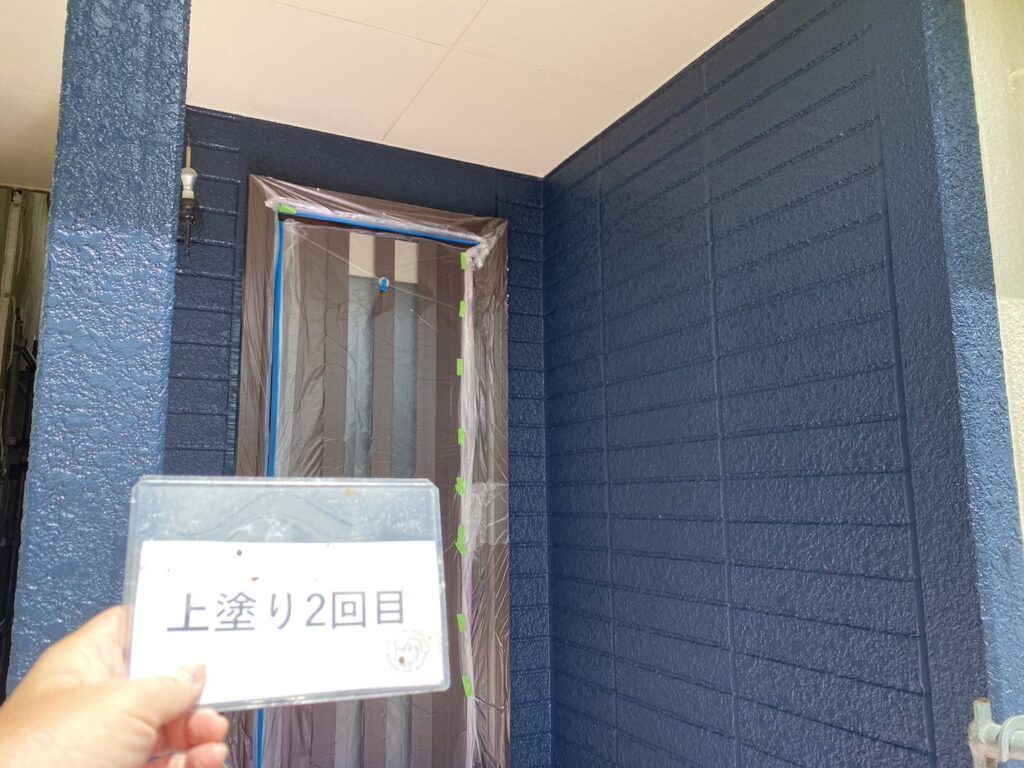 上塗り2回目完成