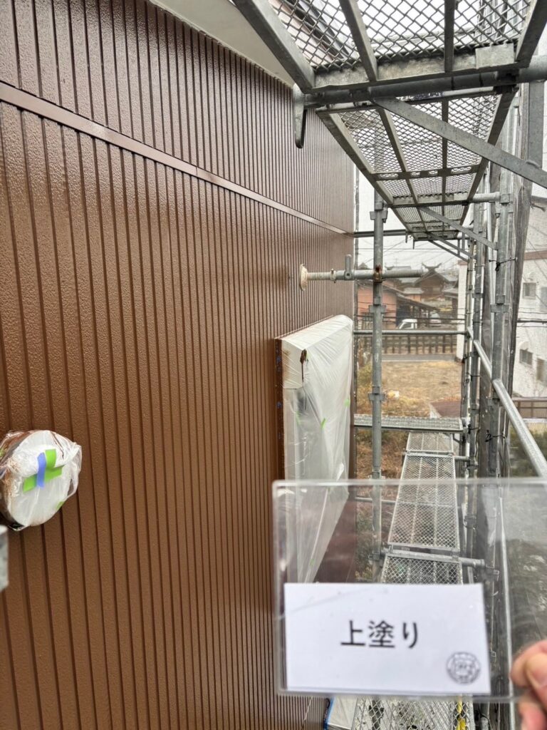 外壁上塗り完成
