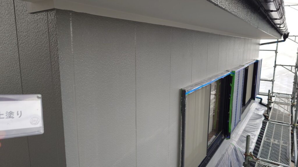 外壁上塗り完成