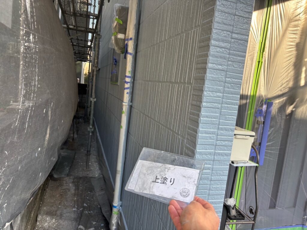 外壁上塗り完成