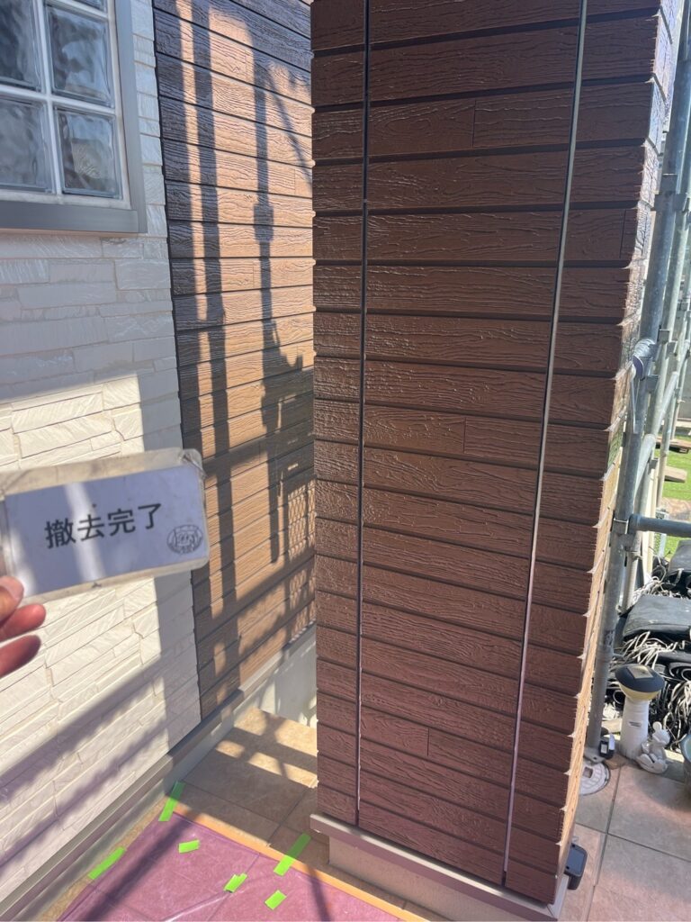 コーキング撤去完成