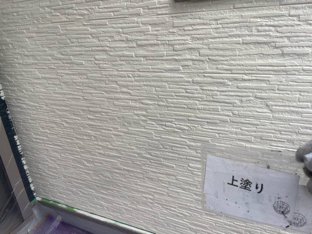 外壁上塗り完成