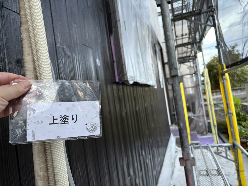 中塗り後です。