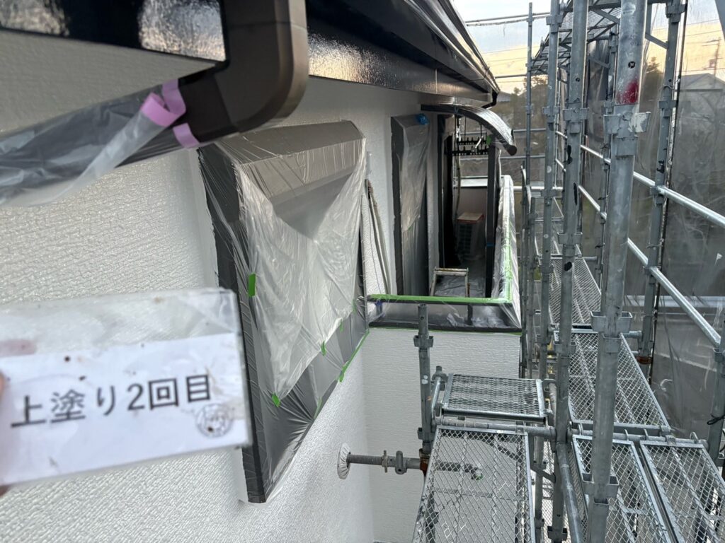 上塗り後です。