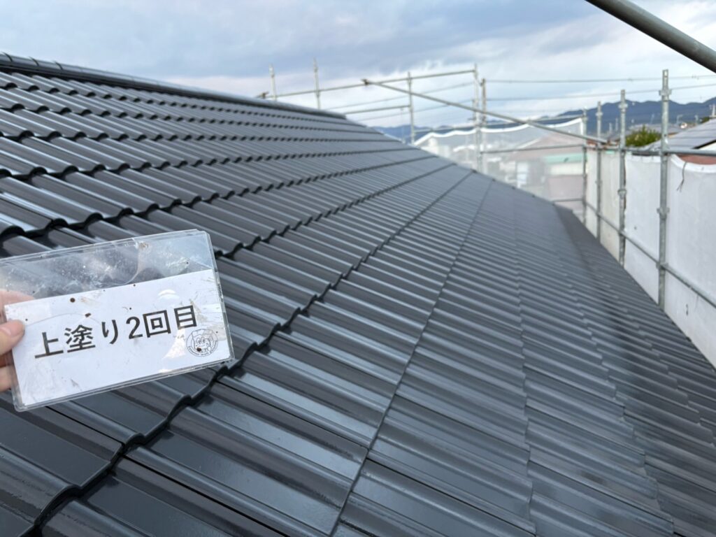 上塗り後です。