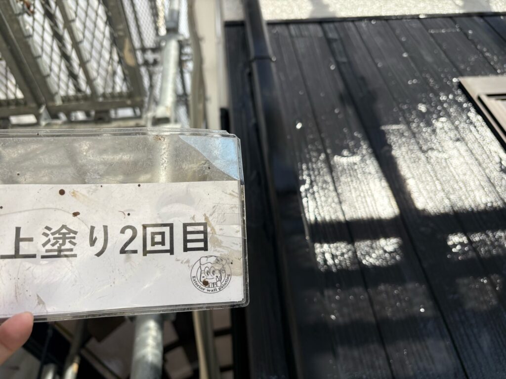 雨樋塗装<br />
完成