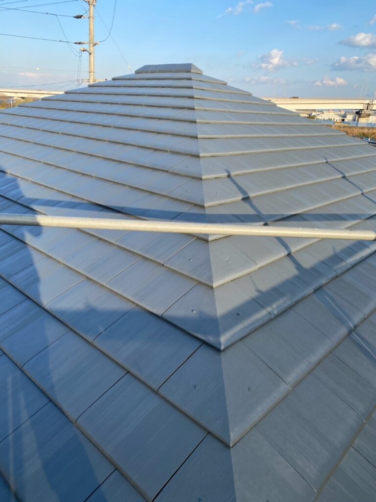 専用バインダー下塗り後です。