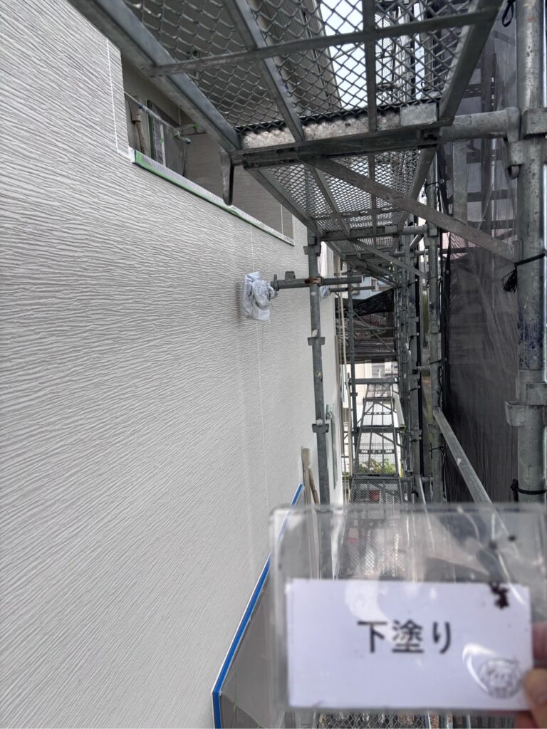 下塗り後です。