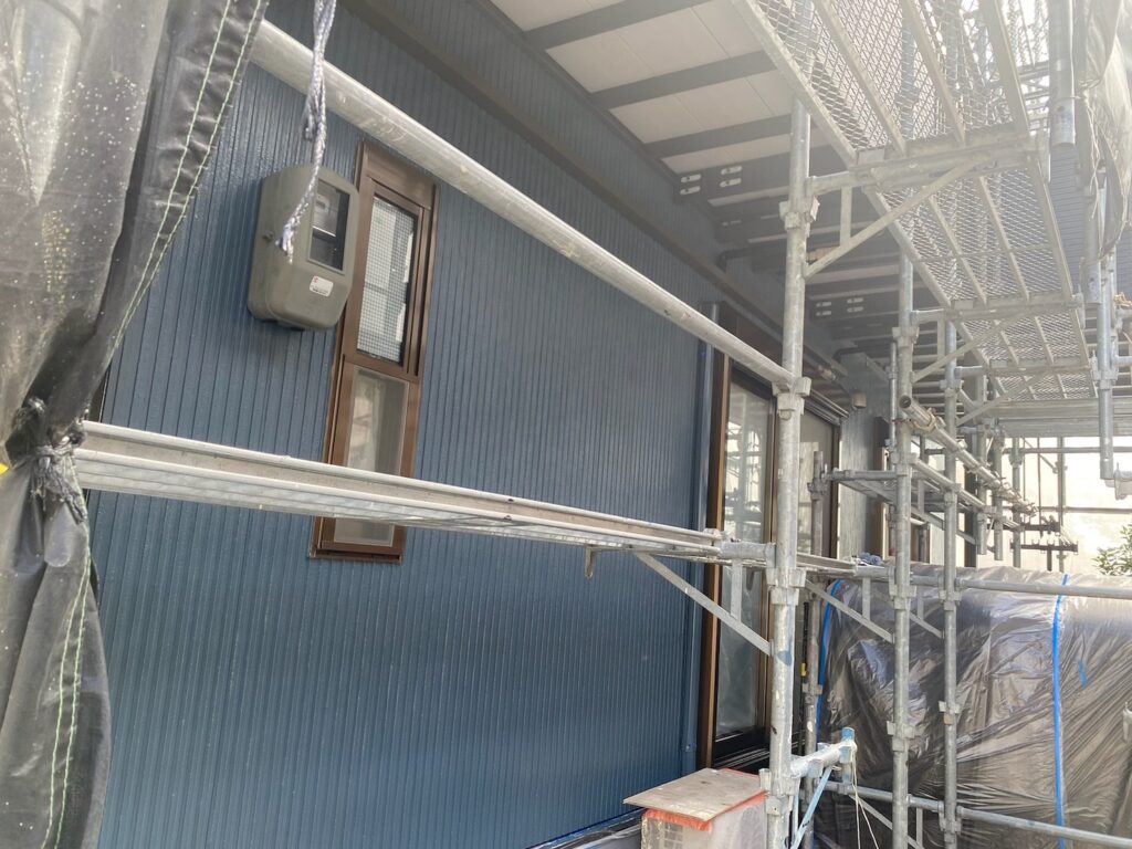 上塗り2回目後です。