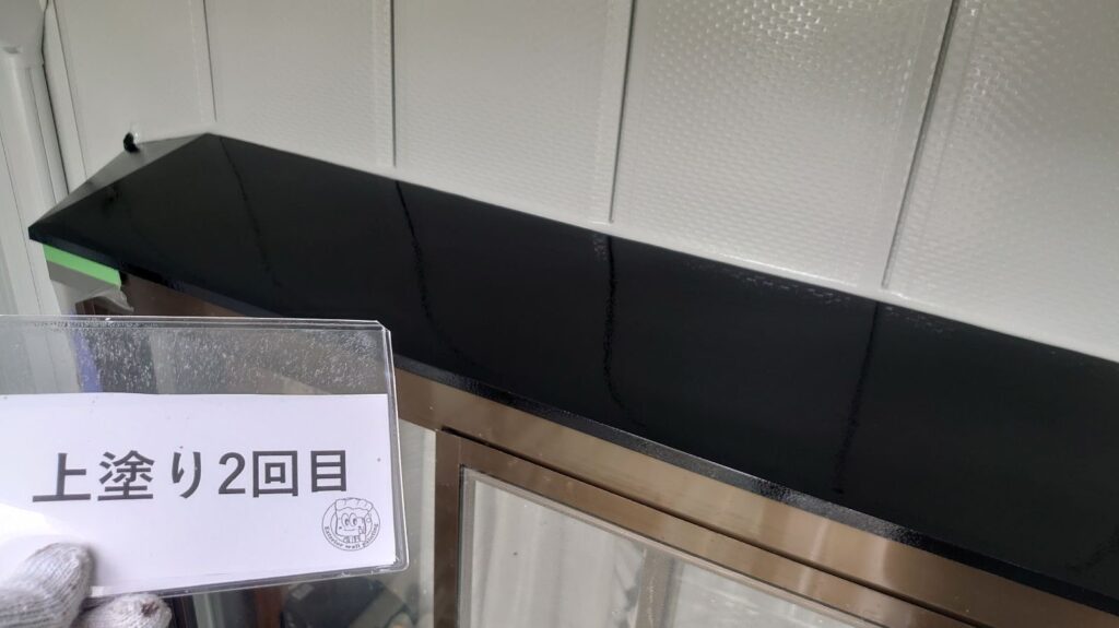 出窓塗装完成
