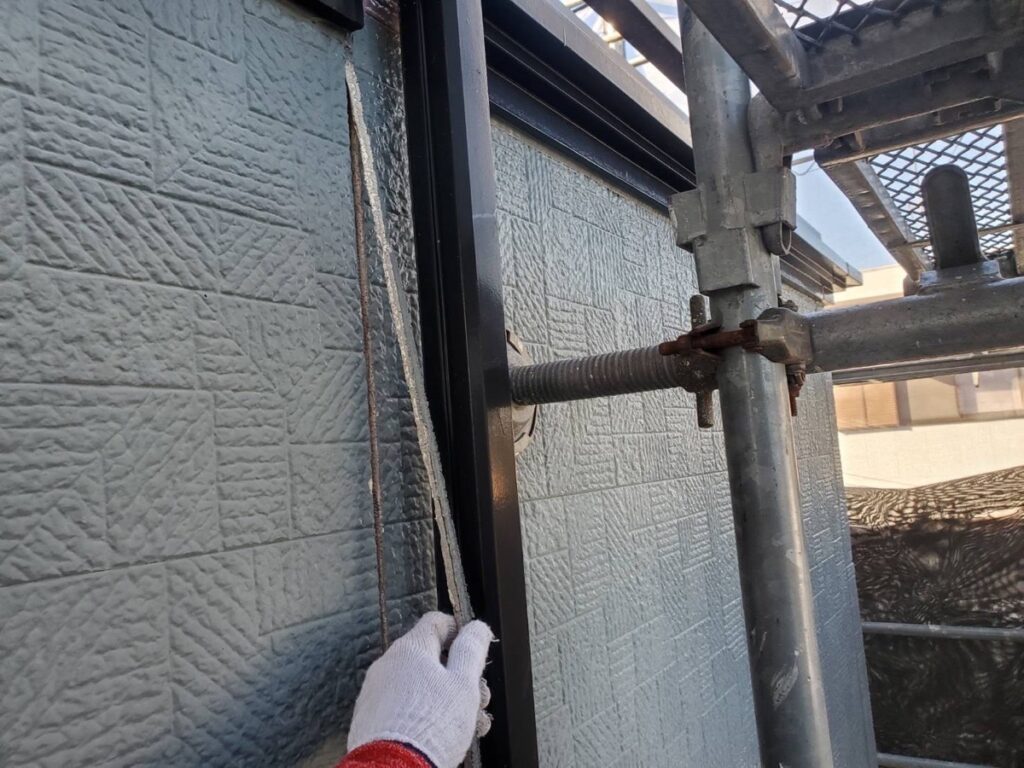 シーリング施工<br />
撤去　状況