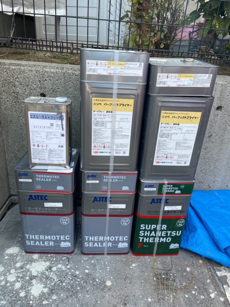 屋根塗装<br />
材料<br />
ASTEC<br />
スーパー遮熱サーモ