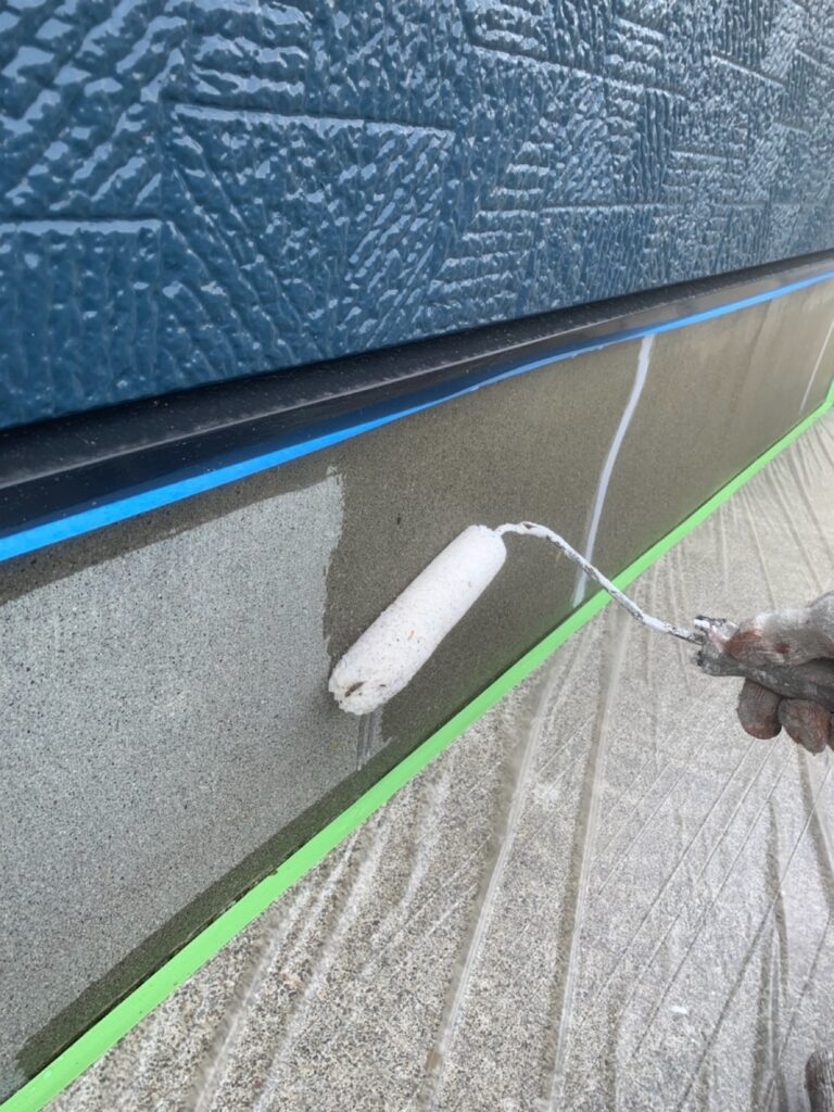 基礎塗装<br />
下塗り状況