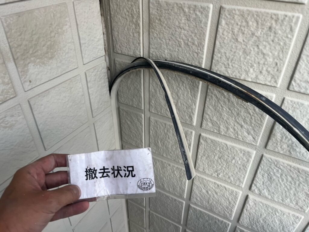 ガスケット<br />
撤去状況<br />
<br />
