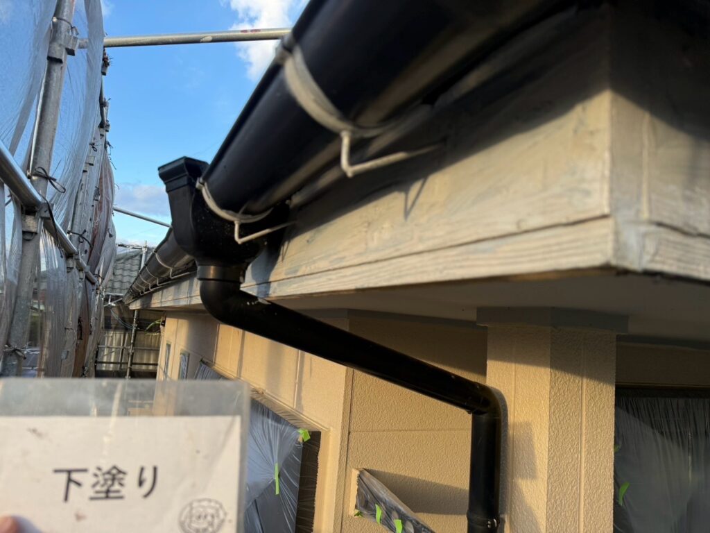 下塗り状況になります。