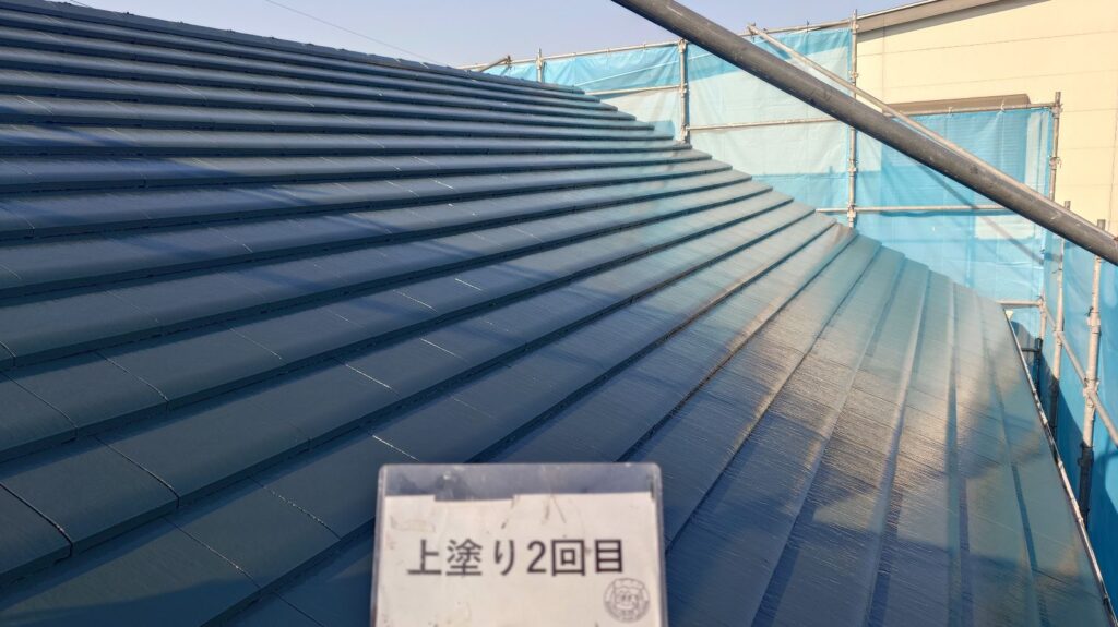 上塗り後です。