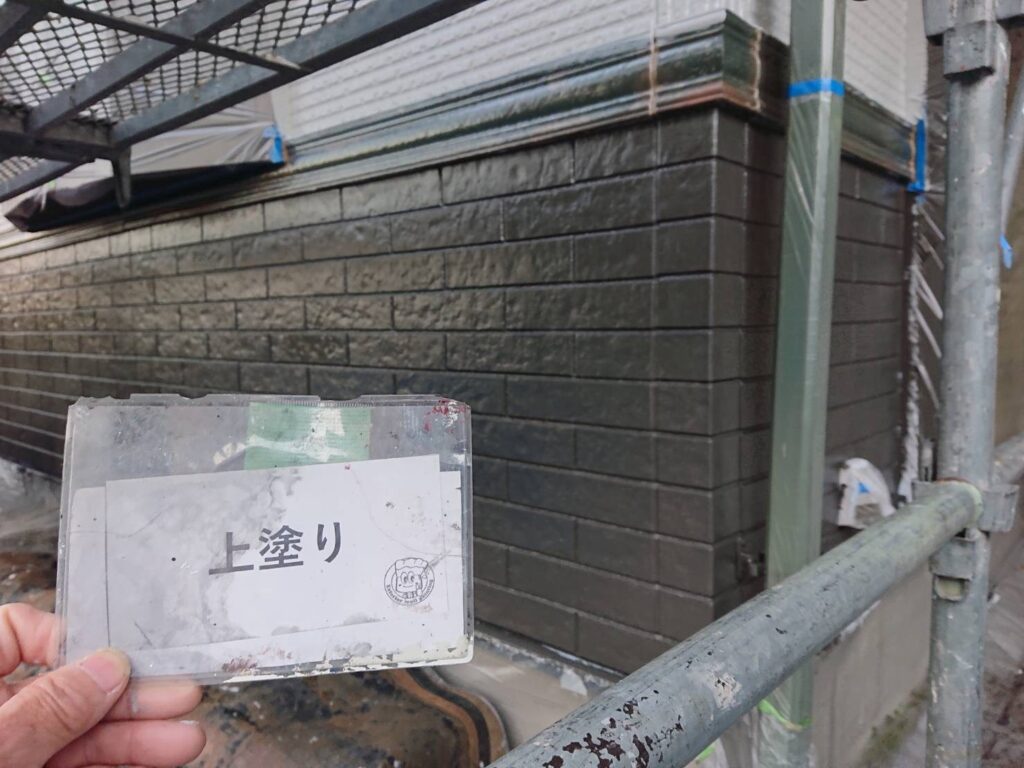 上塗り後です。