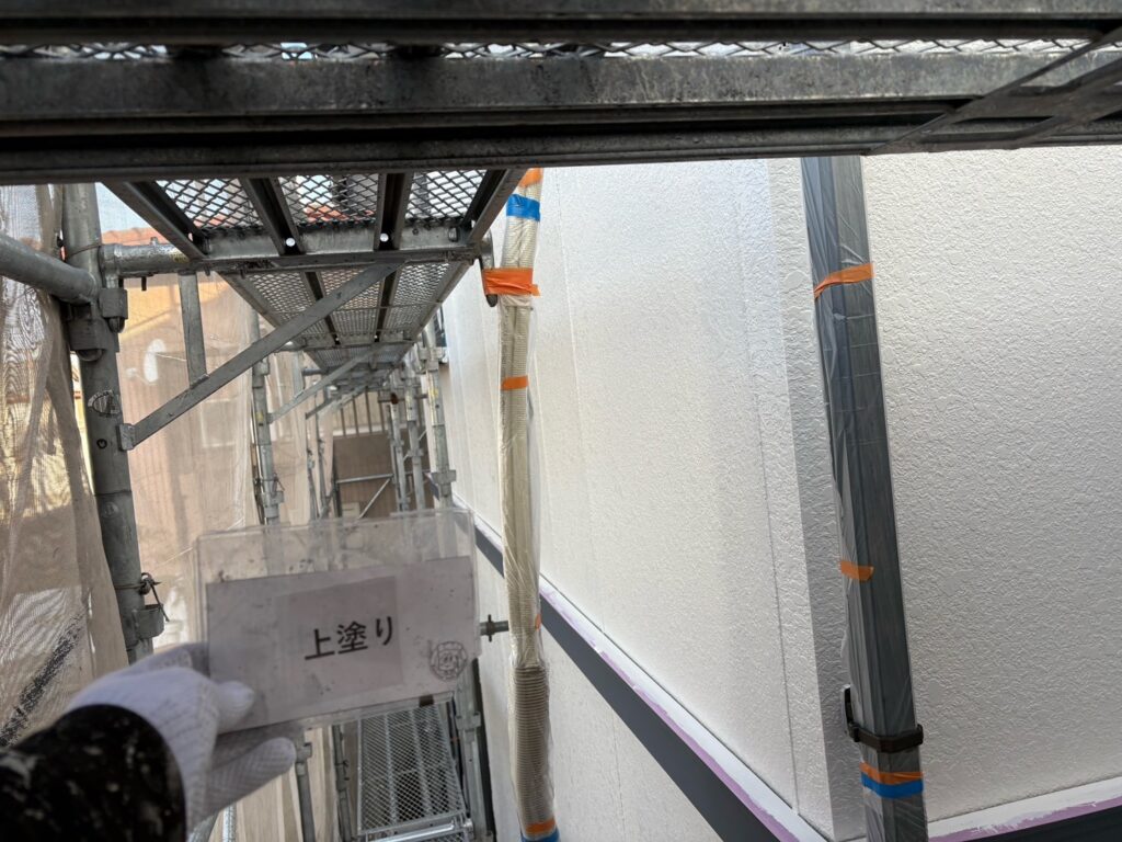 上塗り後です。