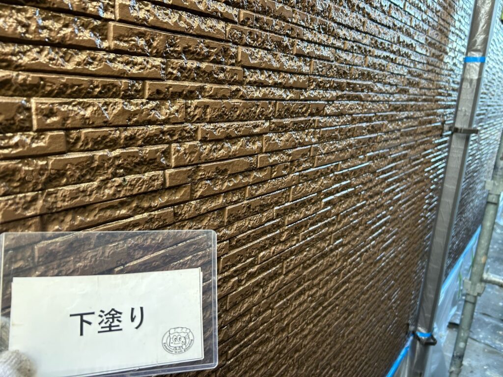 下塗り<br />
完成です。