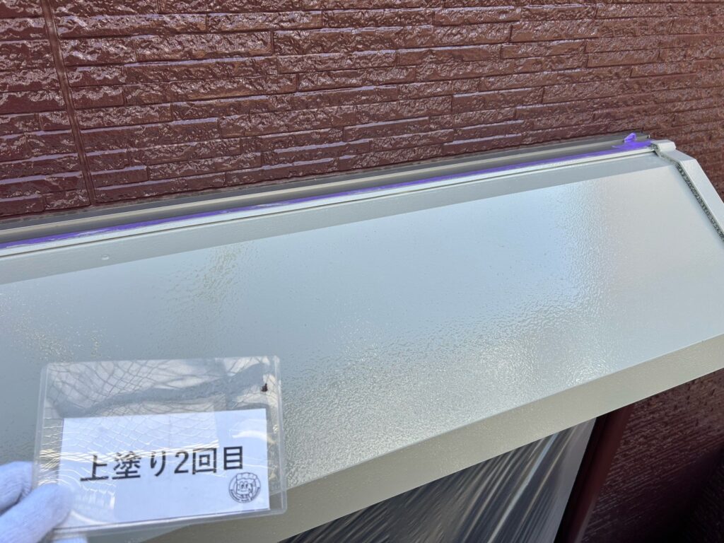 シャッターBOX塗装完成