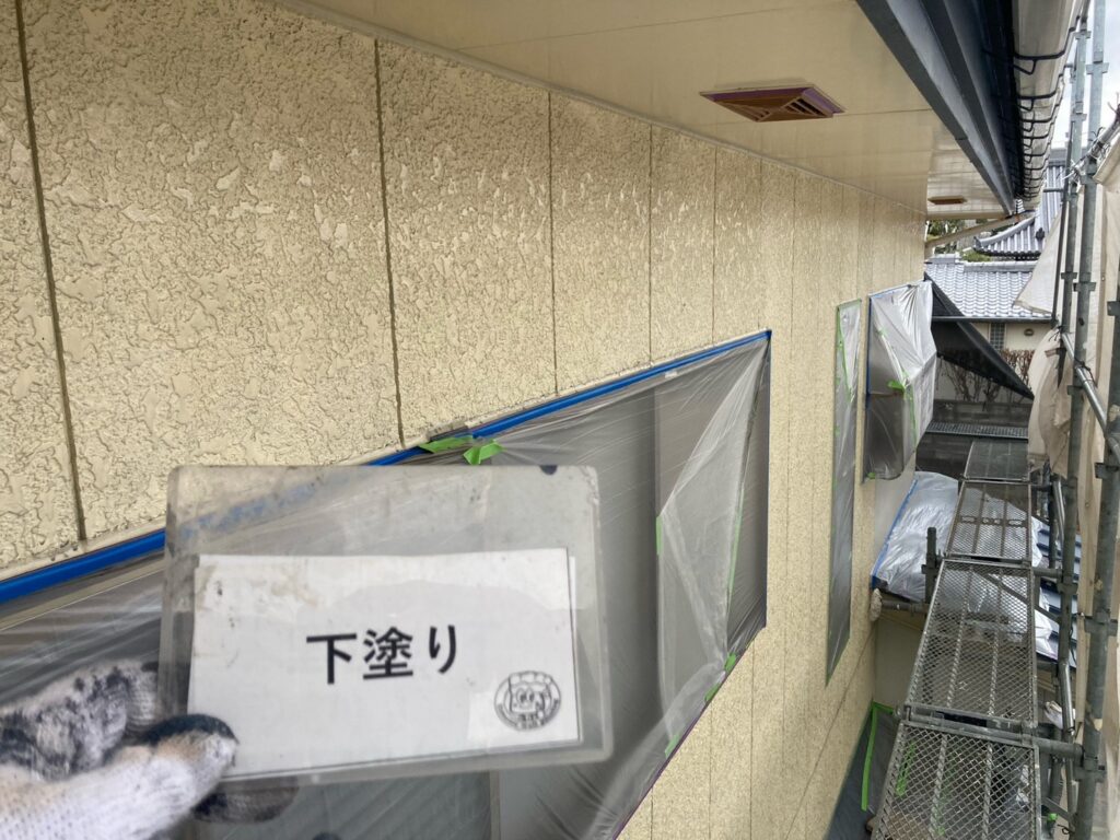 下塗り後です。