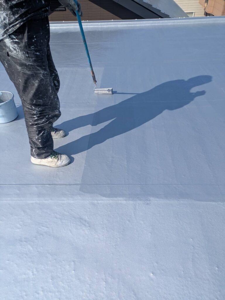 トップコート<br />
２回目状況になります。