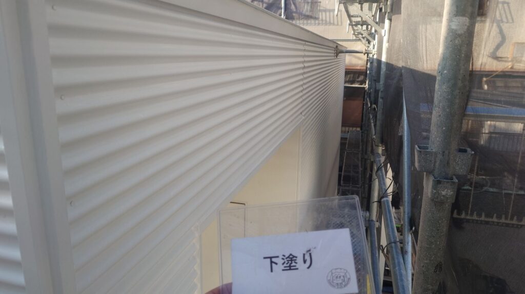 下塗り完成です。