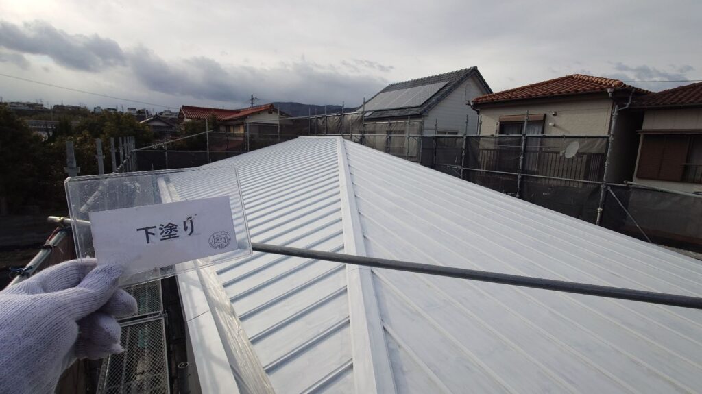 下塗り完了です。