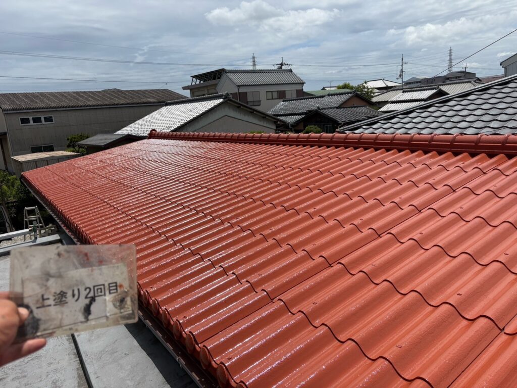藍住町　I様　屋根塗装工事