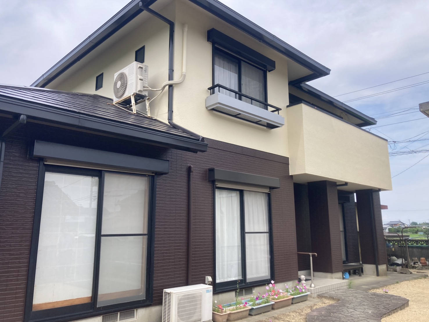 阿南市　I様屋根外壁塗装工事