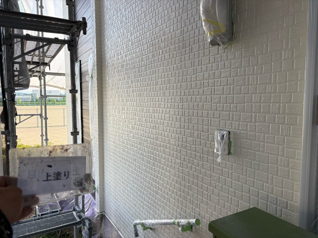 上塗り後です。
