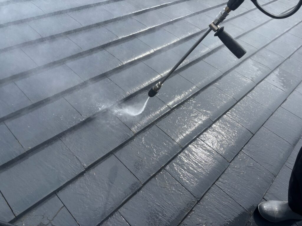 高圧洗浄状況になります。