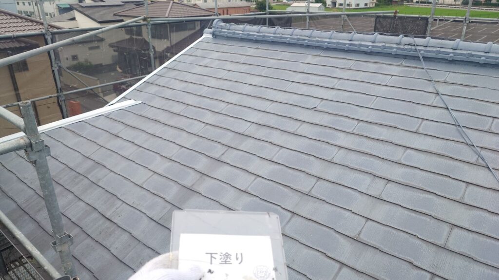 下塗り完成です。