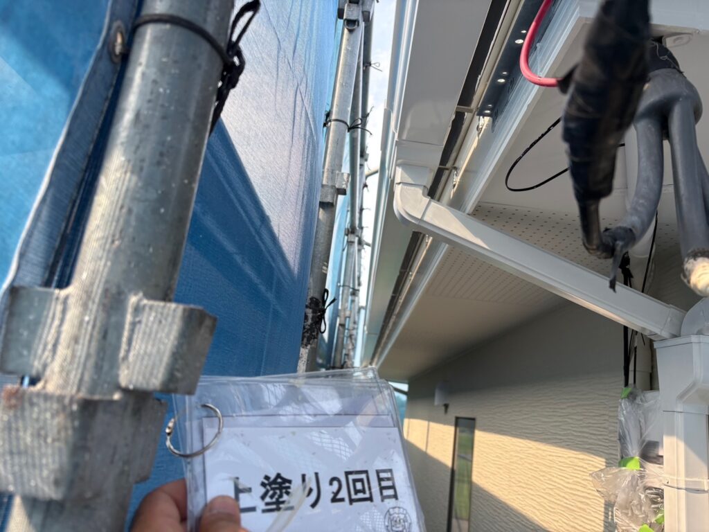 雨樋塗装完成